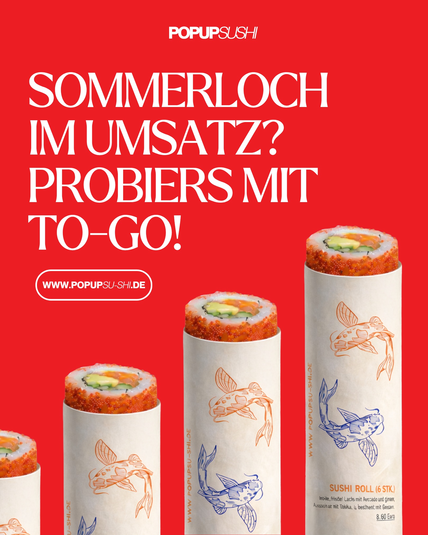 Wie die Sushi Push Pop Verpackung den Umsatz von Restaurants in Deutschland steigert